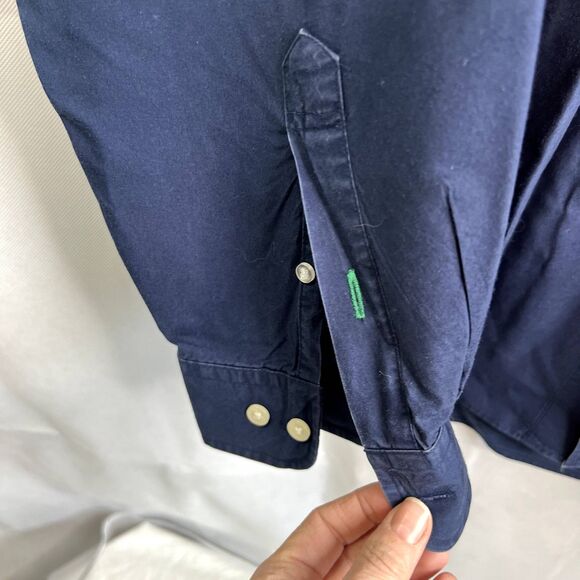 Tommy Hilfiger Cotton Long Sleeve Button Up Oxford Shirt Size Large - Picture 4 of 8
